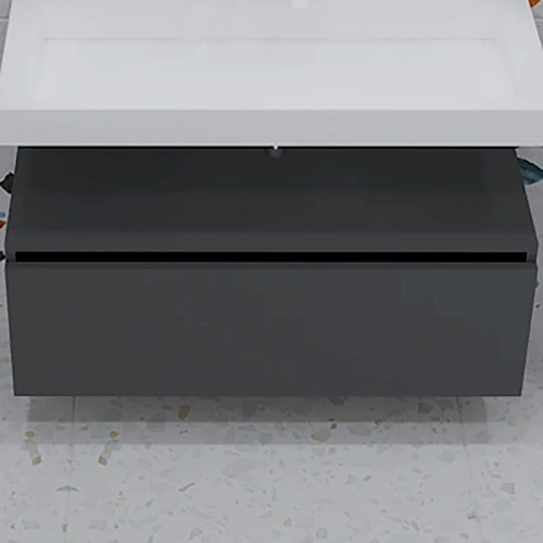 Тумба под раковину Armadi Art FLAT 100см АНТРАЦИТ глянец VALLESSI UNO-S 897-100-A glossy Тумба под раковину Armadi Art FLAT 100см АНТРАЦИТ глянец VALLESSI UNO-S 897-100-A glossy