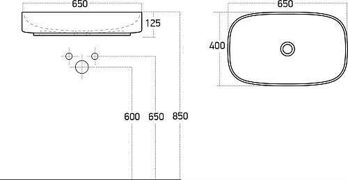 Мебель для ванной STWORKI Молде 95 белая, со столешницей 579557 Мебель для ванной STWORKI Молде 95 белая, со столешницей 579557