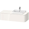 Картинка анонса товара «тумба под раковину duravit happy d.2 plus hp4942r2222 подвесная 130 см белая»