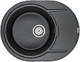 Кухонная мойка Paulmark OVAL, PM316502-BL, черный, 650х500 мм Кухонная мойка Paulmark OVAL, PM316502-BL, черный, 650х500 мм