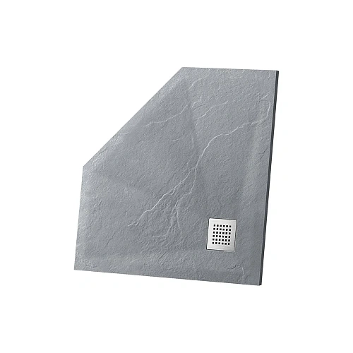 Душевой поддон Vincea VST-4SP1010G, 1000x1000x25 из искусственного камня, серый Душевой поддон Vincea VST-4SP1010G, 1000x1000x25 из искусственного камня, серый