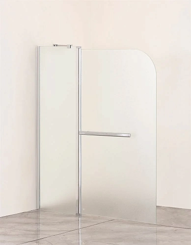 Шторка на ванну Taliente 120x140см, распашная, мат.стекло 6мм, профиль хром, левое исполнение TA-121 TA-1214MP(L) Шторка на ванну Taliente 120x140см, распашная, мат.стекло 6мм, профиль хром, левое исполнение TA-121 TA-1214MP(L)