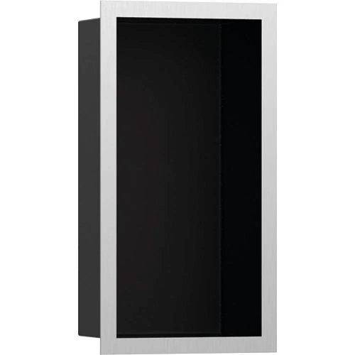 Настенный короб Hansgrohe XtraStoris Individual с дизайнерской рамой 30х15х10 см 56095800, шлифованн Настенный короб Hansgrohe XtraStoris Individual с дизайнерской рамой 30х15х10 см 56095800, шлифованн