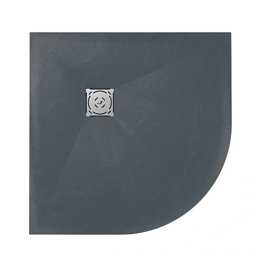 Душевой поддон RGW Stone Tray ST/R-G 900x900 мм 16153099-02 полукруглый графит \ серый Душевой поддон RGW Stone Tray ST/R-G 900x900 мм 16153099-02 полукруглый графит \ серый