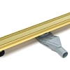 Душевой лоток Ceramalux CL6138G/80 щелевой, нержавеющая сталь, 800 мм, матовое золото Душевой лоток Ceramalux CL6138G/80 щелевой, нержавеющая сталь, 800 мм, матовое золото