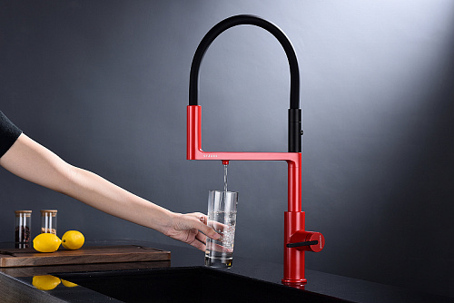 Смеситель для кухни Paulmark Tornado пламя To213402-FI Смеситель для кухни Paulmark Tornado пламя To213402-FI