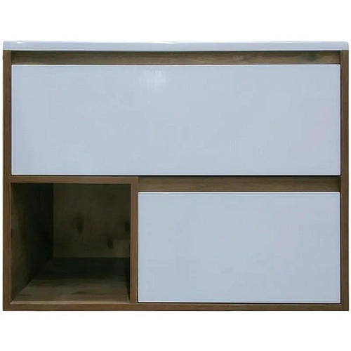 Тумба с раковиной Эстет Monaco Wood ФР-00010675 800х480 подвесная 2 ящика Тумба с раковиной Эстет Monaco Wood ФР-00010675 800х480 подвесная 2 ящика