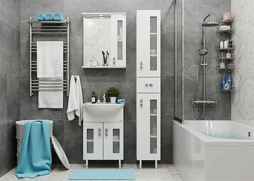 Шкаф-пенал Onika КРИСТАЛЛ 30.18 универсальный 403050 Шкаф-пенал Onika КРИСТАЛЛ 30.18 универсальный 403050