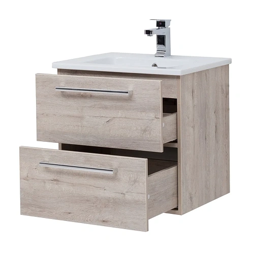 Тумба под раковину DREJA GIO, 60 см, подвесная, 2 ящика, дуб кантри 77.0102D Тумба под раковину DREJA GIO, 60 см, подвесная, 2 ящика, дуб кантри 77.0102D