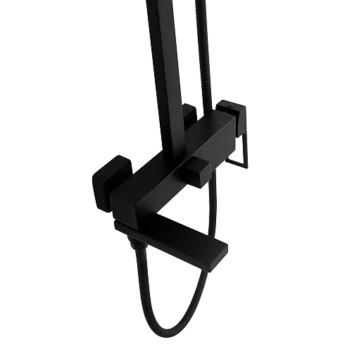 Душевая система BelBagno LUCELUC-VSCM-NERO черный матовый Душевая система BelBagno LUCELUC-VSCM-NERO черный матовый