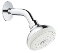 Верхний душ GROHE New Tempesta 100 III с душевым кронштейном, хром (26088001) Верхний душ GROHE New Tempesta 100 III с душевым кронштейном, хром (26088001)