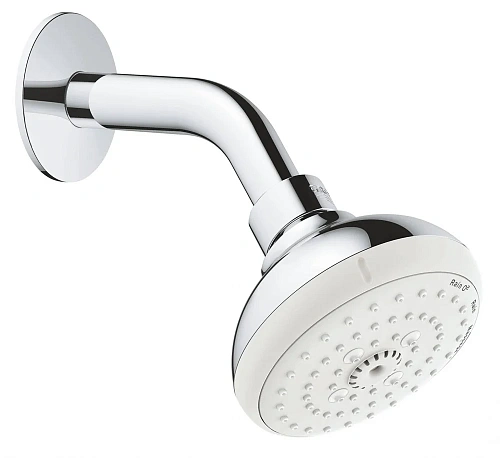 Верхний душ GROHE New Tempesta 100 III с душевым кронштейном, хром (26088001) Верхний душ GROHE New Tempesta 100 III с душевым кронштейном, хром (26088001)