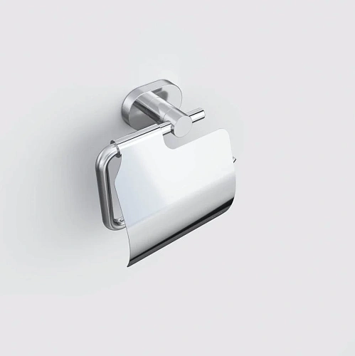 Держатель туалетной бумаги AM.PM Sense L A74341400 L с крышкой, хром Держатель туалетной бумаги AM.PM Sense L A74341400 L с крышкой, хром