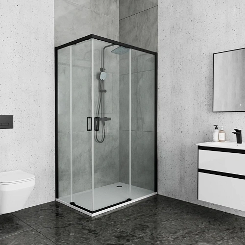 Душевой уголок Ambassador Queen 11011205RBlack (1200x800x2000) Душевой уголок Ambassador Queen 11011205RBlack (1200x800x2000)