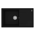 Кухонная мойка Lemark IMANDRA 840 врезная из кварцгранита, с крылом, антрацит 9910031 Кухонная мойка Lemark IMANDRA 840 врезная из кварцгранита, с крылом, антрацит 9910031