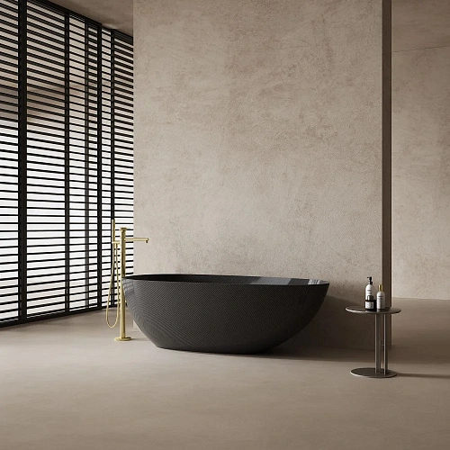 Ванна отдельностоящая ABBER AK9011-1.7 170x80 универсальная, черная карбон Ванна отдельностоящая ABBER AK9011-1.7 170x80 универсальная, черная карбон