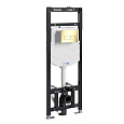 Детальная картинка товара «инсталляция для унитаза wasserkraft alme 15tlt.010.me.pg03 с клавишей смыва золото»