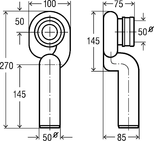 Сифон для писсуара Viega 492458 вакуумный Сифон для писсуара Viega 492458 вакуумный