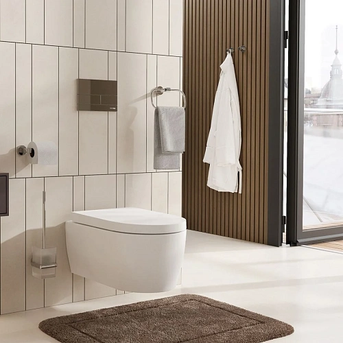 Ершик для унитаза WasserKRAFT Mosel K-46627 хром Ершик для унитаза WasserKRAFT Mosel K-46627 хром