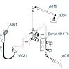 Душевая система WasserKRAFT A174819 Thermo встраиваемая хром Душевая система WasserKRAFT A174819 Thermo встраиваемая хром