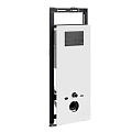 Инсталляция для унитаза WasserKRAFT Salm 27TLT.010.ME.WH.MB04 с клавишей смыва черный Инсталляция для унитаза WasserKRAFT Salm 27TLT.010.ME.WH.MB04 с клавишей смыва черный