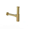Сифон для раковины Paini Cox 78PJ849, золото матовое