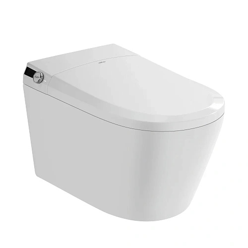 Комплект унитаза ABBER Bequem AC1119S белый электронный с функцией биде, с импульсным смывом с инсталляцией AC0101P Комплект унитаза ABBER Bequem AC1119S белый электронный с функцией биде, с импульсным смывом с инсталляцией AC0101P
