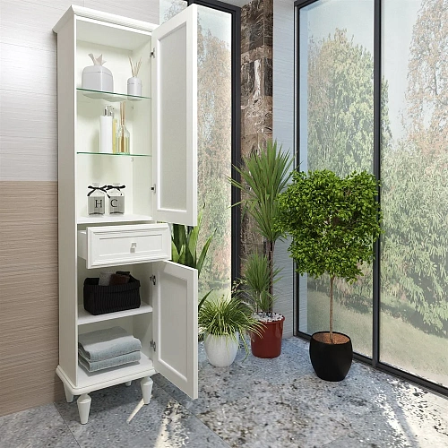 Шкаф-пенал Opadiris Санрайз Z0000006539 правый слоновая кость Шкаф-пенал Opadiris Санрайз Z0000006539 правый слоновая кость