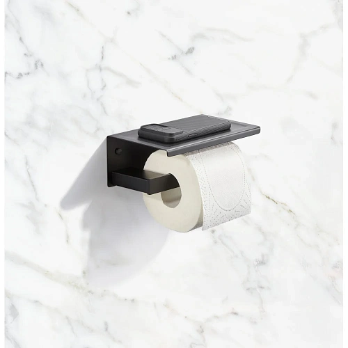 Держатель туалетной бумаги Milacio Ultra (MCU.953.MB) черный матовый Держатель туалетной бумаги Milacio Ultra (MCU.953.MB) черный матовый