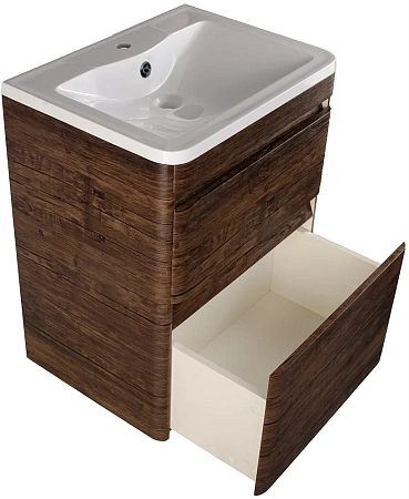 Тумба под раковину Style Line Атлантика 60, Люкс старое дерево, PLUS СС-00002207 Тумба под раковину Style Line Атлантика 60, Люкс старое дерево, PLUS СС-00002207