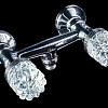 Смеситель для душа Boheme CRYSTAL хром (двуручковый) 274-CRST Смеситель для душа Boheme CRYSTAL хром (двуручковый) 274-CRST