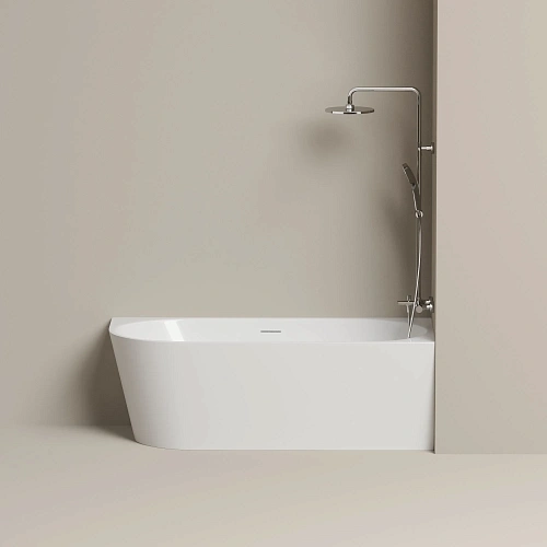 Акриловая ванна SANCOS Edge FB23R 1700x800x580, угловая, правая, с каркасом, со сливом-переливом, донным клапаном"сlick-сlack", белый Акриловая ванна SANCOS Edge FB23R 1700x800x580, угловая, правая, с каркасом, со сливом-переливом, донным клапаном"сlick-сlack", белый