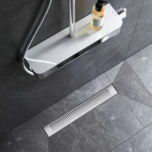 Душевой лоток AM.PM Prime Flow W02SC-P11-050-01SB Flow Cut Gradient 50см, сталь матовая Душевой лоток AM.PM Prime Flow W02SC-P11-050-01SB Flow Cut Gradient 50см, сталь матовая