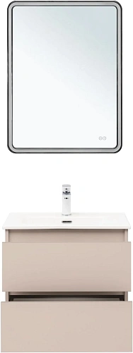 Тумба под раковину Aquanet Вега 2.0 60 бежевый 00337941 подвесная Тумба под раковину Aquanet Вега 2.0 60 бежевый 00337941 подвесная