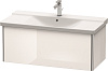 Картинка анонса товара «тумба под раковину duravit xsquare xs408202222 подвесная 101 см белая глянцевый»
