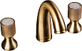 Смеситель для раковины Boheme ROYAL 317-Royal на 3 отверстия, бронза Смеситель для раковины Boheme ROYAL 317-Royal на 3 отверстия, бронза