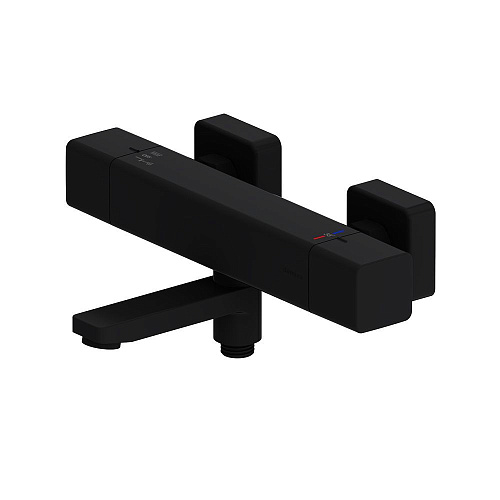 Смеситель для ванны Damixa Gala 533000300 термостатический черный Смеситель для ванны Damixa Gala 533000300 термостатический черный