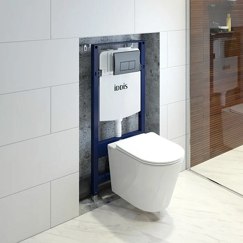 Комплект унитаза IDDIS с инсталляцией и клавишей смыва (BASC020i73) Комплект унитаза IDDIS с инсталляцией и клавишей смыва (BASC020i73)