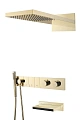 Душевая система Boheme ZODIAC с термостатом GOLD встраиваемая 133-2-G Душевая система Boheme ZODIAC с термостатом GOLD встраиваемая 133-2-G