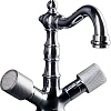 Смеситель для раковины Boheme ROYAL CRYSTAL 272-Royal/CRST black хром Смеситель для раковины Boheme ROYAL CRYSTAL 272-Royal/CRST black хром