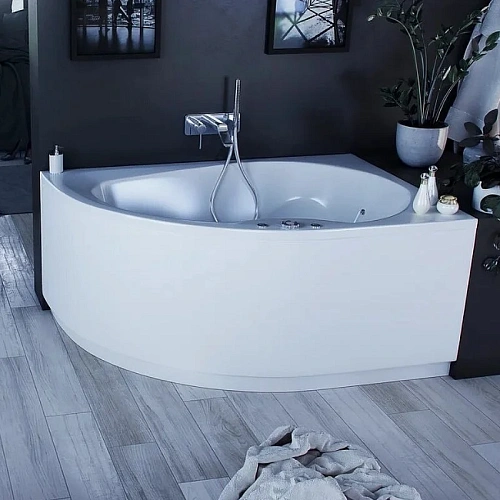 Акриловая ванна Aquatek Вирго правая пустая с фронтальным экраном VIR150-0000025 Акриловая ванна Aquatek Вирго правая пустая с фронтальным экраном VIR150-0000025