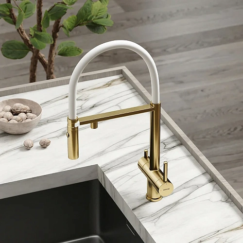 Смеситель для кухни Sancos Imola SC4010BG под фильтр, брашированное золото Смеситель для кухни Sancos Imola SC4010BG под фильтр, брашированное золото