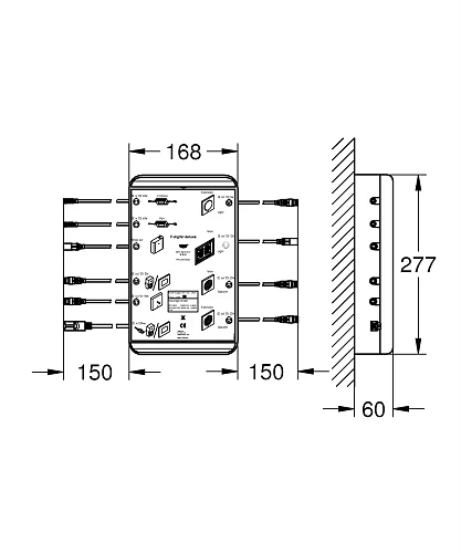 Базовый блок GROHE 4.0 Bluetooth F-Series 40 дюймов (26374000) Базовый блок GROHE 4.0 Bluetooth F-Series 40 дюймов (26374000)