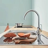 Смеситель для кухни GROHE BauLoop с высоким C-образным изливом, хром (31232001) Смеситель для кухни GROHE BauLoop с высоким C-образным изливом, хром (31232001)