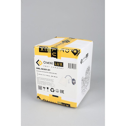 Светильник настенный (Бра) Omnilux Novello OML-56301-01 Светильник настенный (Бра) Omnilux Novello OML-56301-01