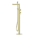 Смеситель для ванны ABBER Perfekte 316 AF8A15BG отдельностоящий, золото брашированное Смеситель для ванны ABBER Perfekte 316 AF8A15BG отдельностоящий, золото брашированное