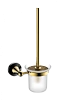Ершик для унитаза CeramaLux 57513 черный\золото Ершик для унитаза CeramaLux 57513 черный\золото