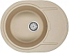 Кухонная мойка Paulmark OVAL, PM316502-QU, кварц, 650х500 мм