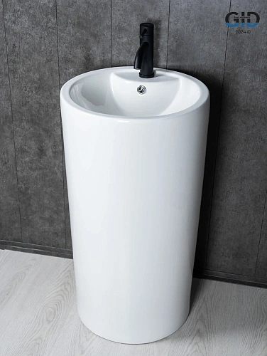 Раковина Gid Nb135 81102 напольная белая 46x46x86 Раковина Gid Nb135 81102 напольная белая 46x46x86