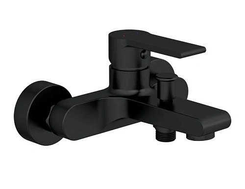 Смеситель для ванны Cersanit BRASKO BLACK (A63108) однорычажный черный 63108 Смеситель для ванны Cersanit BRASKO BLACK (A63108) однорычажный черный 63108